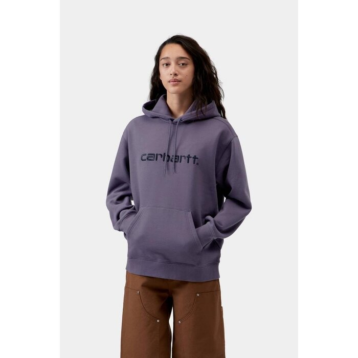 Carhartt WIP W' Hooded Carhartt Sweat - Shady Purple/Dark Navy