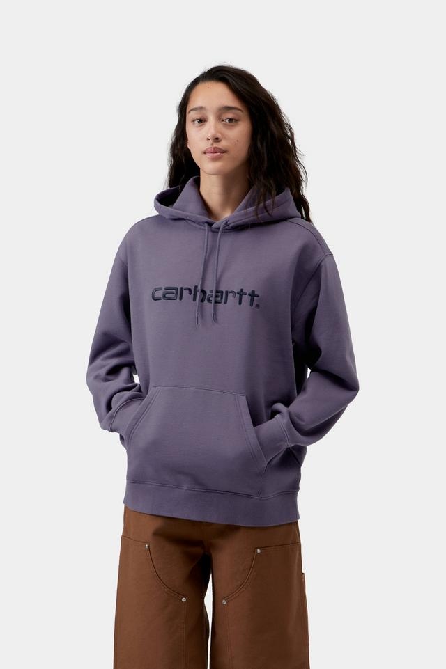 Carhartt WIP W' Hooded Carhartt Sweat - Shady Purple/Dark Navy
