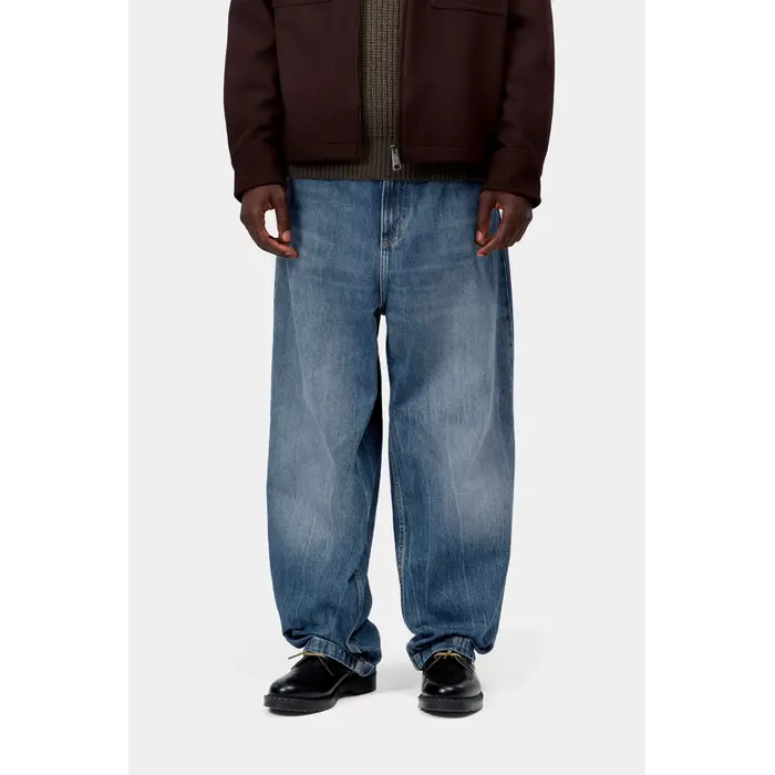 Carhartt WIP Brandon Pant - Blue (Marble Used Wash)