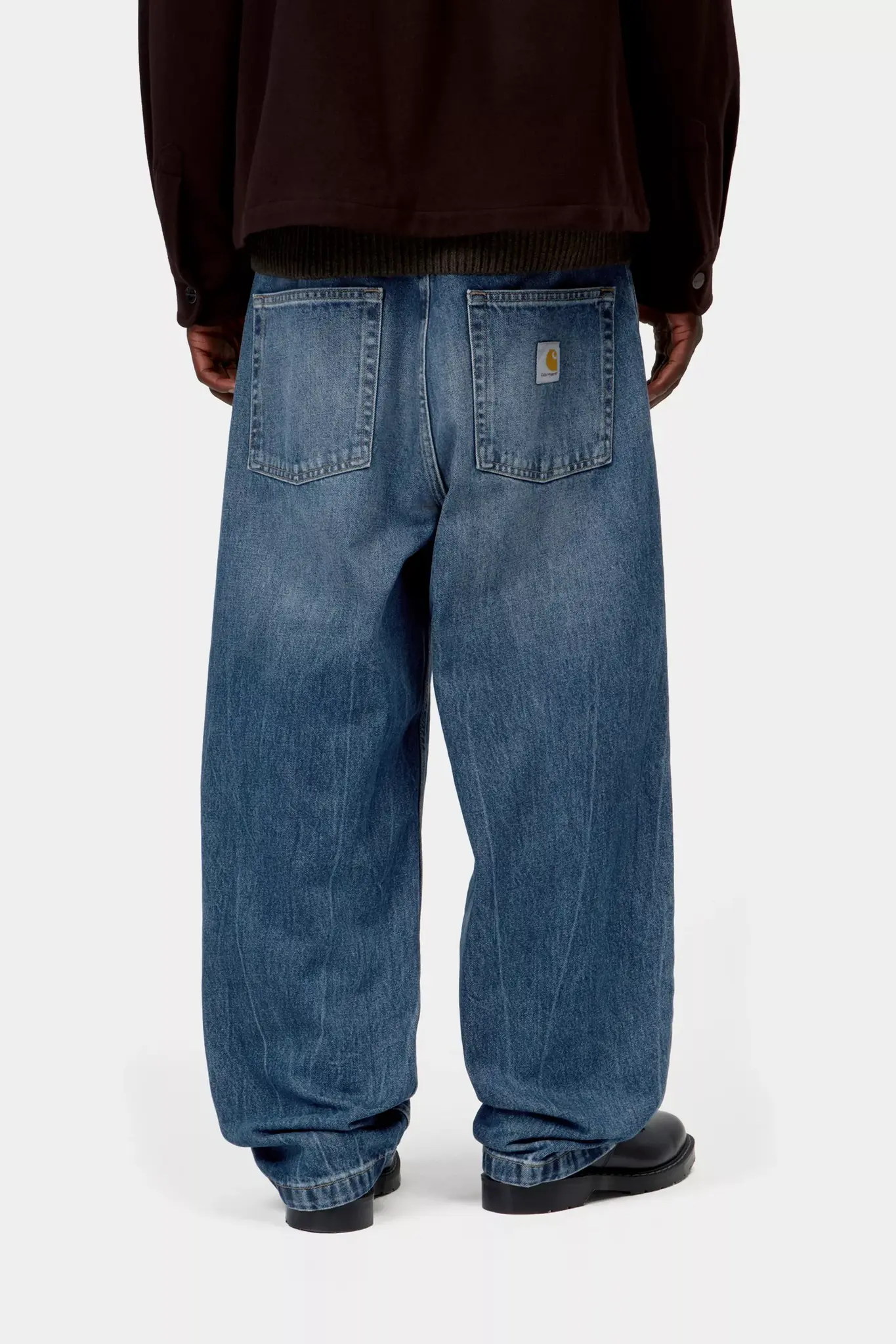 Carhartt WIP Brandon Pant - Blue (Marble Used Wash)