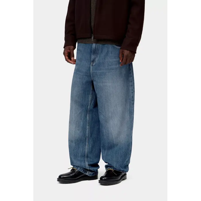 Carhartt WIP Brandon Pant - Blue (Marble Used Wash)