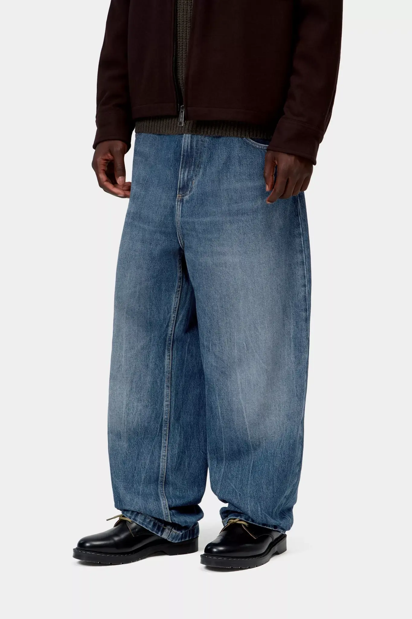 Carhartt WIP Brandon Pant - Blue (Marble Used Wash)