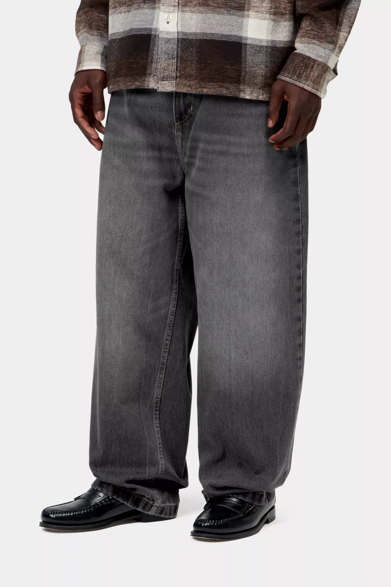 Carhartt WIP Brandon Pant - Black (Marble Used Wash)