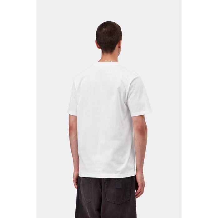 Carhartt WIP S/S Small Heart T-Shirt - White/Red