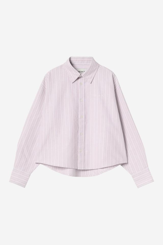 Carhartt WIP W' L/S Kanan Shirt - Kanan Stripe/Hortensia