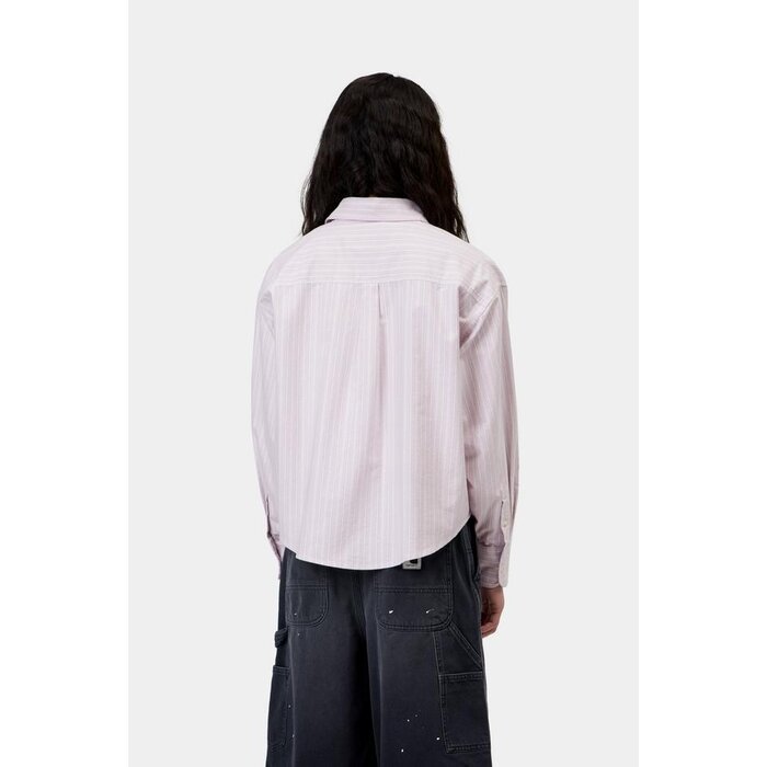 Carhartt WIP W' L/S Kanan Shirt - Kanan Stripe/Hortensia