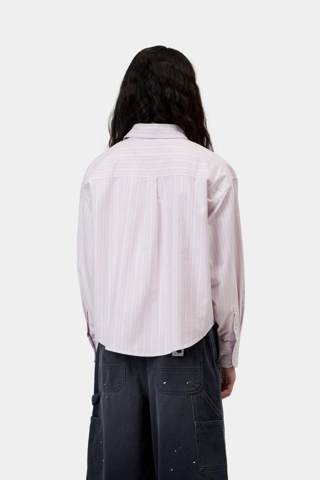Carhartt WIP W' L/S Kanan Shirt - Kanan Stripe/Hortensia