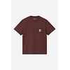 W' S/S Pocket T-shirt - Amarone