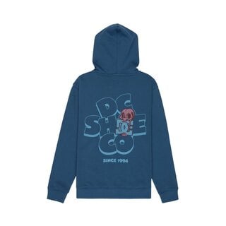 Dc Shoes Cartoon Jaws FZ Hoodie - Ensign Blue