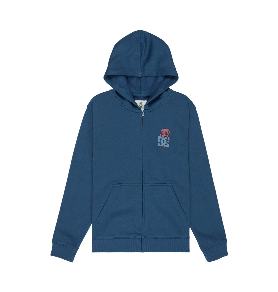 Dc Shoes Cartoon Jaws FZ Hoodie - Ensign Blue