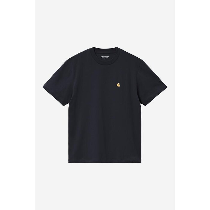 Carhartt WIP W' S/S Chase T-Shirt - Dark Navy/Gold