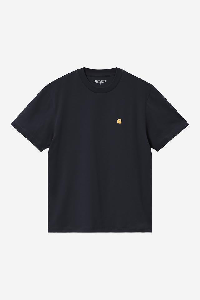Carhartt WIP W' S/S Chase T-Shirt - Dark Navy/Gold