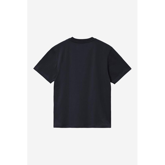 Carhartt WIP W' S/S Chase T-Shirt - Dark Navy/Gold