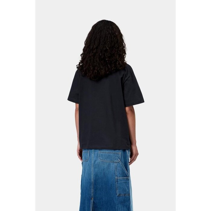 Carhartt WIP W' S/S Chase T-Shirt - Dark Navy/Gold