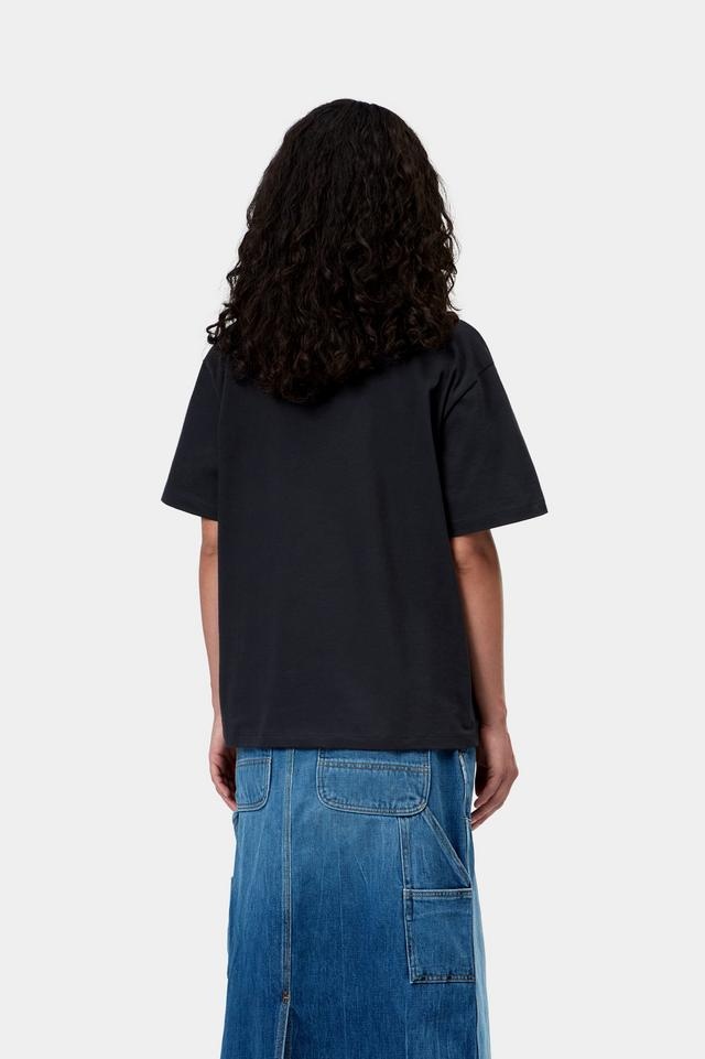 Carhartt WIP W' S/S Chase T-Shirt - Dark Navy/Gold