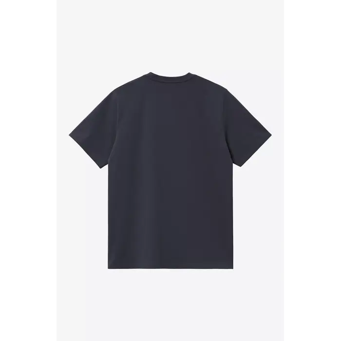 Carhartt WIP S/S Script T-Shirt - Dark Navy/Dark Scarab