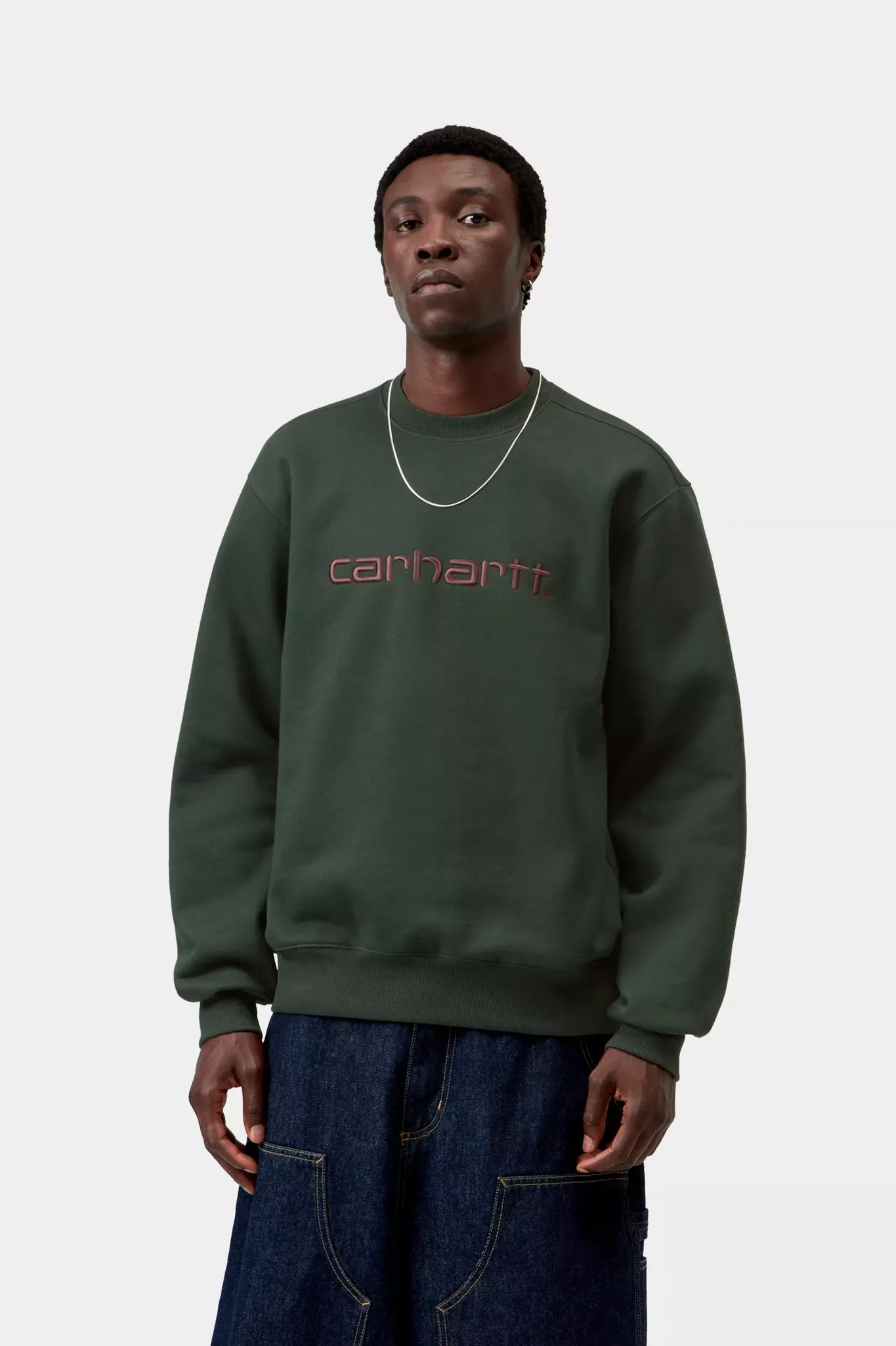 Carhartt WIP Carhartt Sweat - Dark Scarab/ Palissander