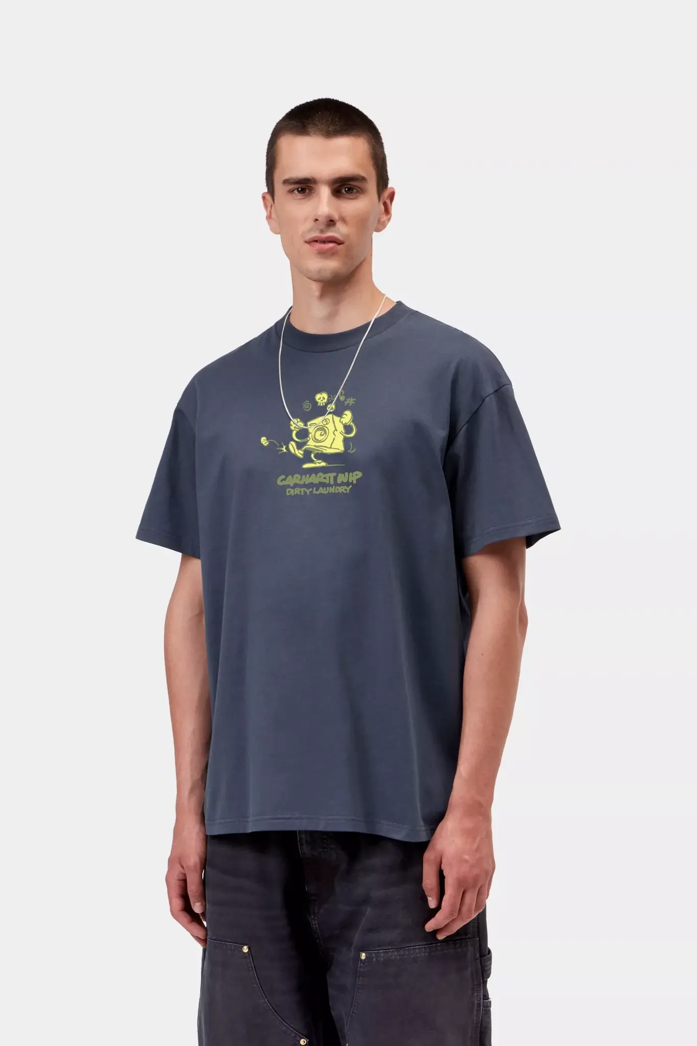 Volcom S/S Dirty Laundry T-Shirt - Blue