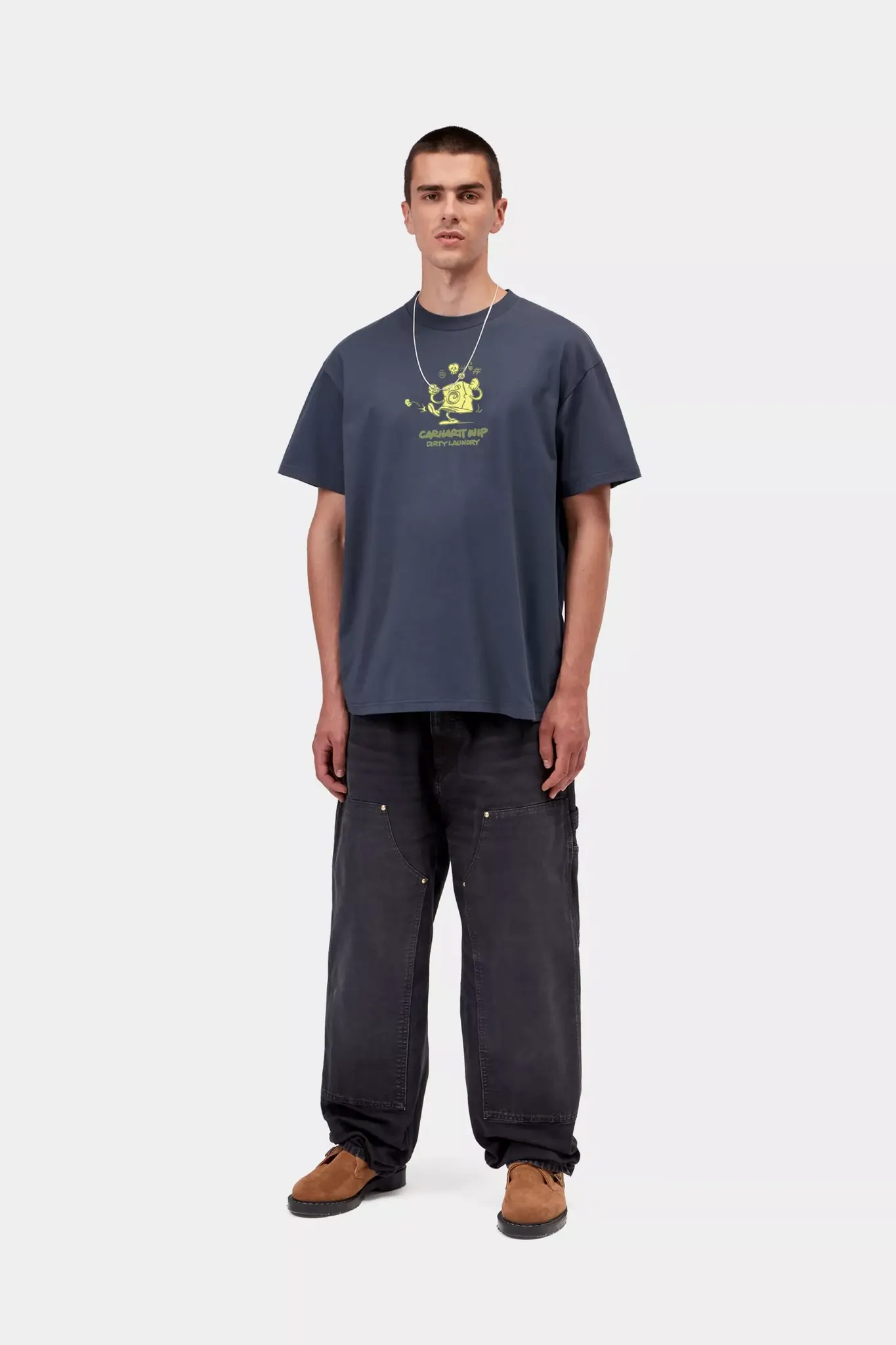 Volcom S/S Dirty Laundry T-Shirt - Blue