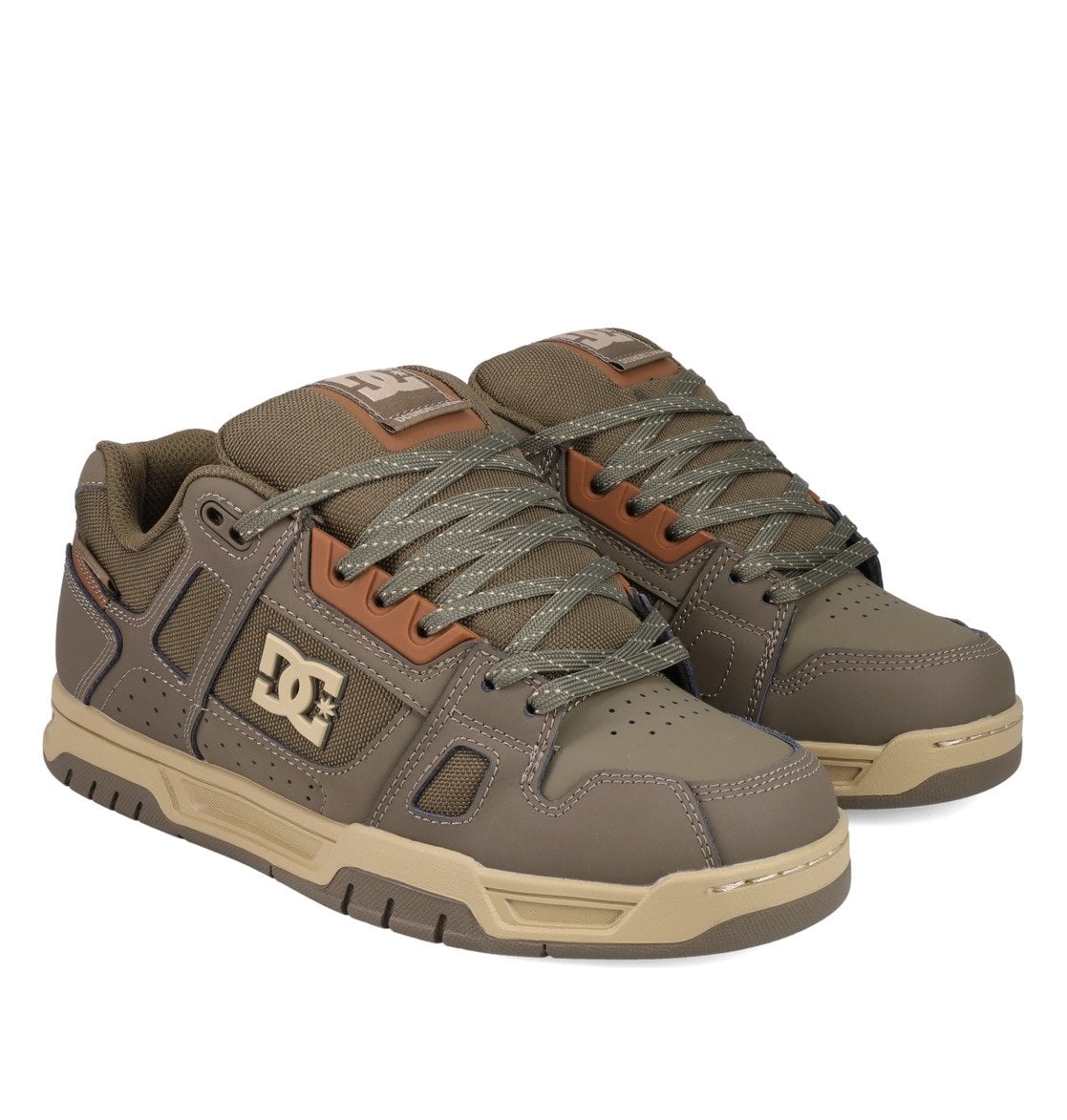 Dc Shoes Stag Wnt - Olive/Tan