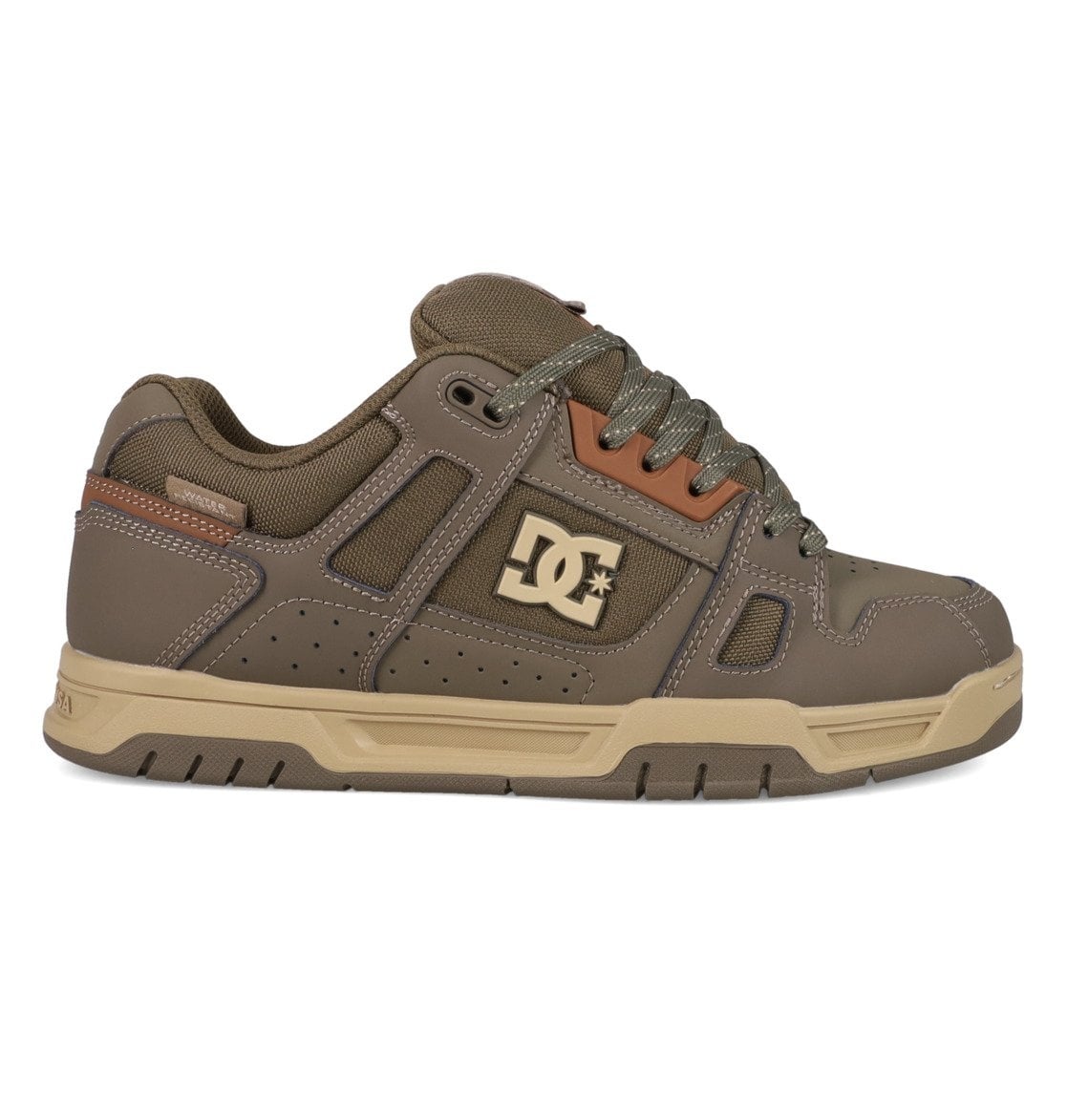 Dc Shoes Stag Wnt - Olive/Tan