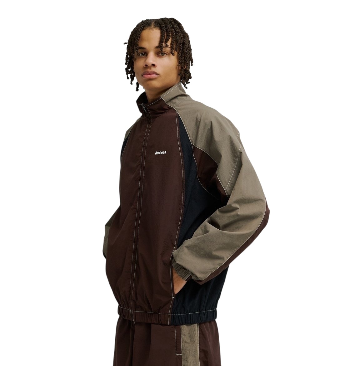 Dc Shoes Flow Track Jacket - Coffee Bean