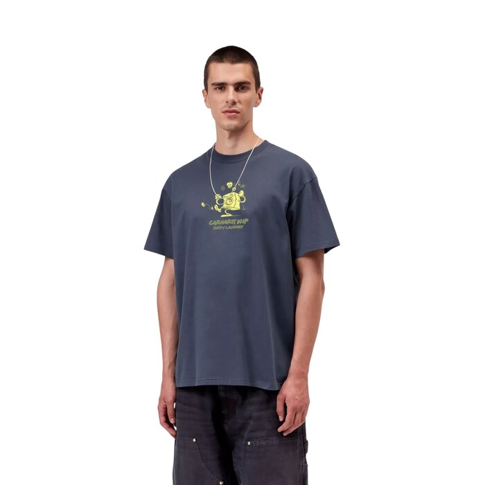 Carhartt WIP S/S Dirty Laundry T-Shirt - Blue