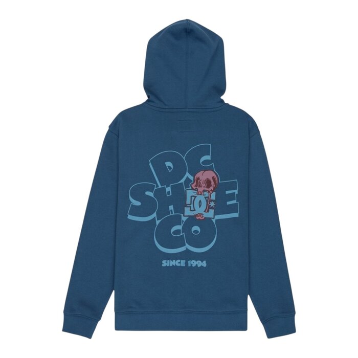 Dc Shoes Cartoon Jaws FZ Hoodie - Ensign Blue