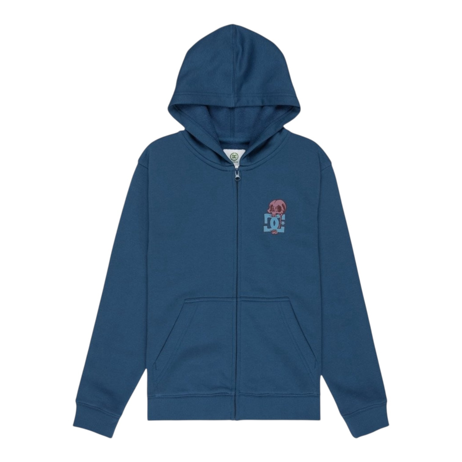 Dc Shoes Cartoon Jaws FZ Hoodie - Ensign Blue