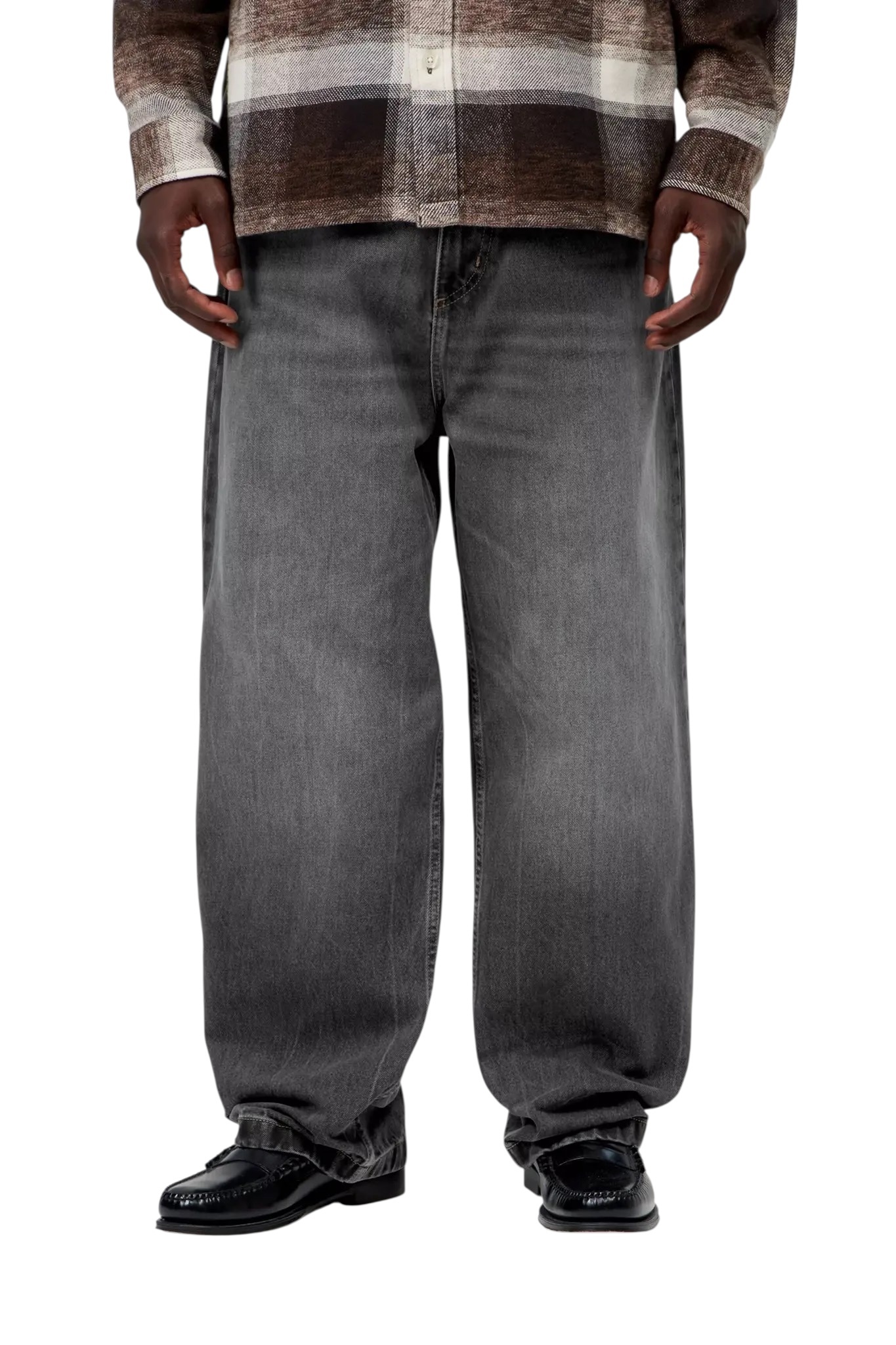 Carhartt WIP Brandon Pant - Black (Marble Used Wash)