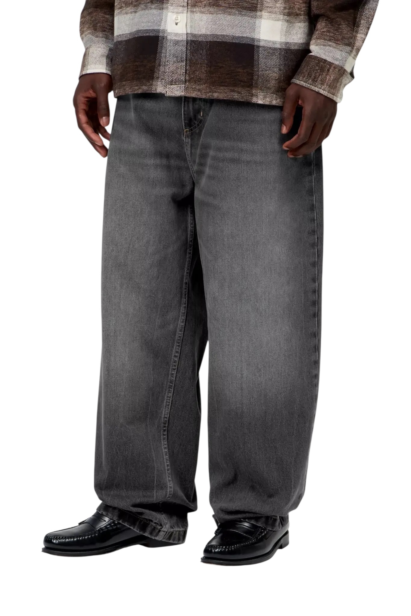 Carhartt WIP Brandon Pant - Black (Marble Used Wash)