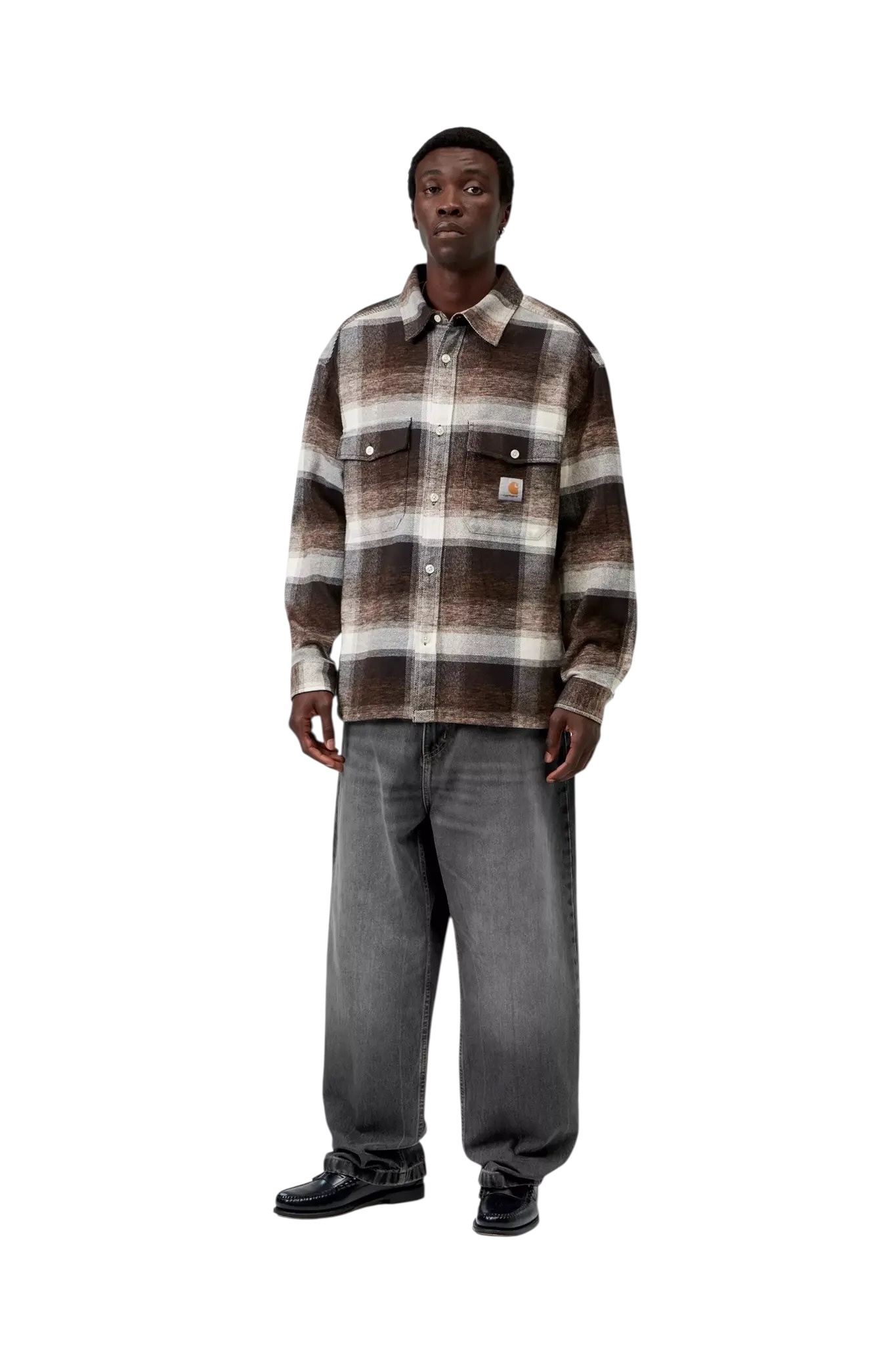 Carhartt WIP Brandon Pant - Black (Marble Used Wash)