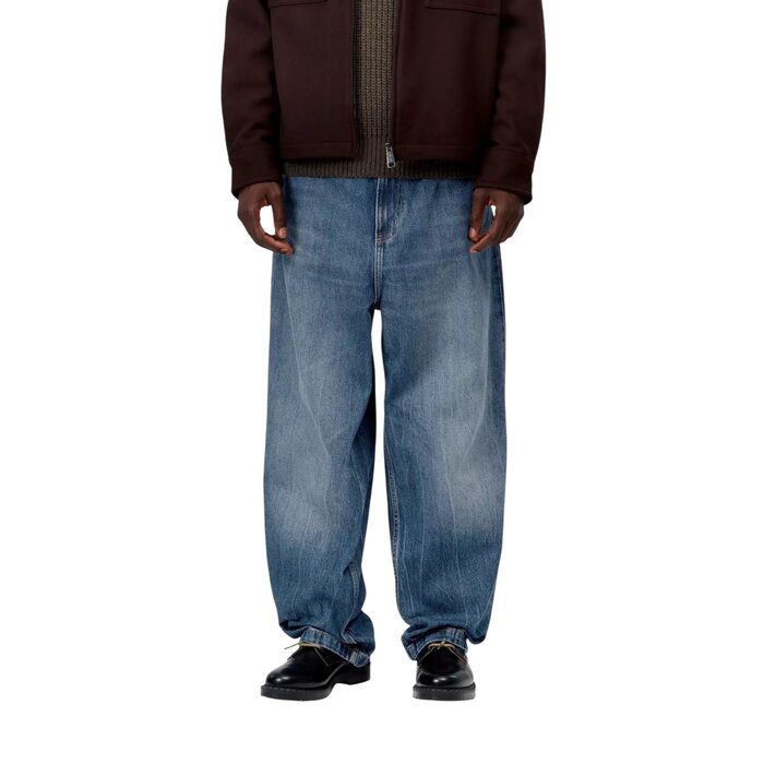 Carhartt WIP Brandon Pant - Blue (Marble Used Wash)