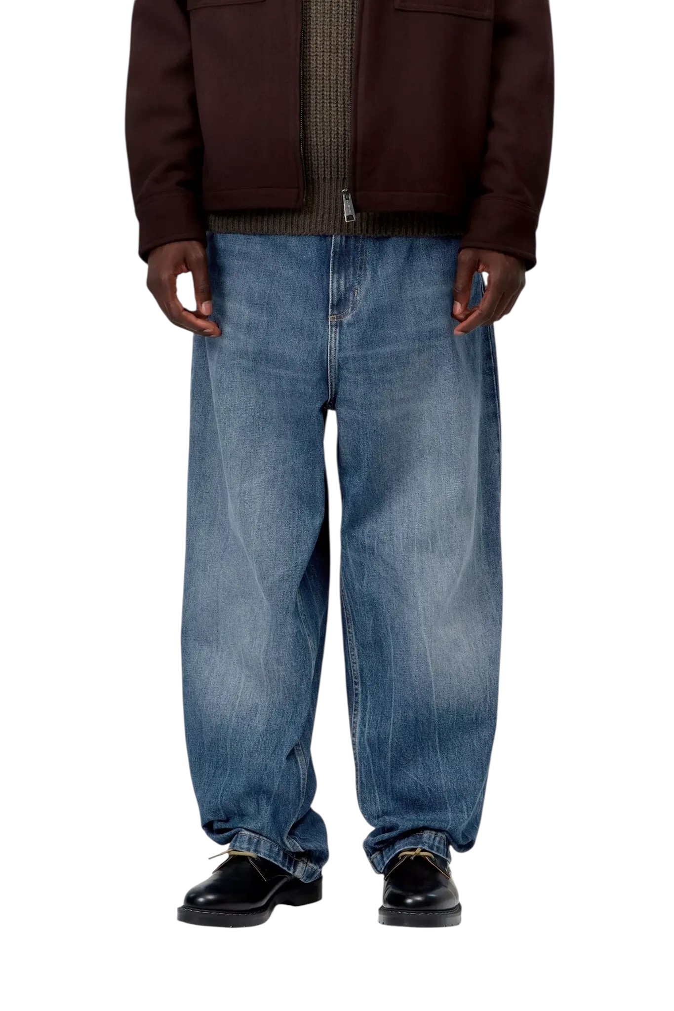 Carhartt WIP Brandon Pant - Blue (Marble Used Wash)