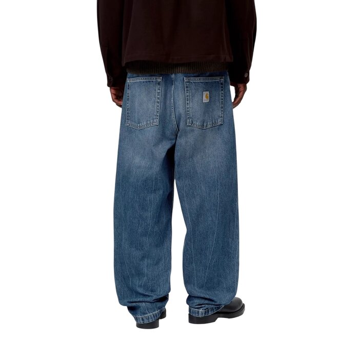 Carhartt WIP Brandon Pant - Blue (Marble Used Wash)