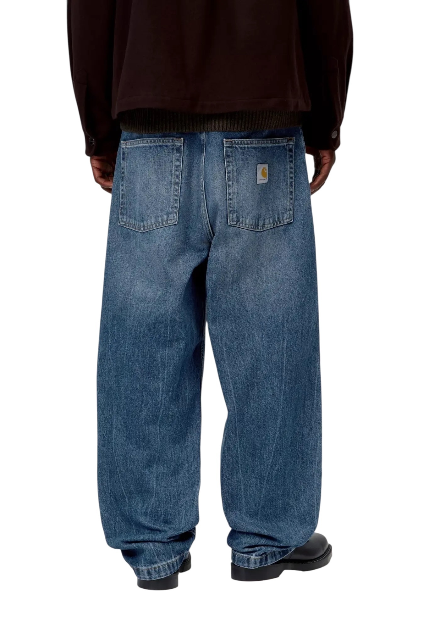 Carhartt WIP Brandon Pant - Blue (Marble Used Wash)