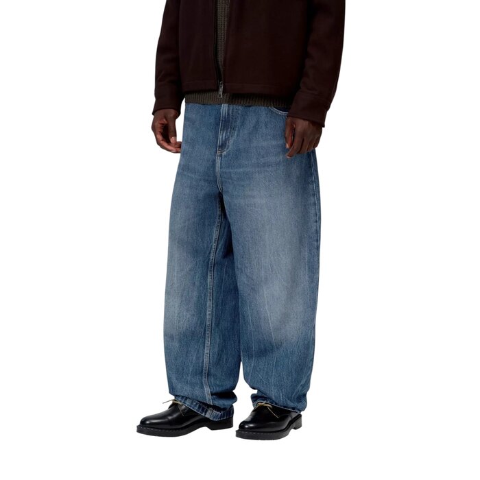 Carhartt WIP Brandon Pant - Blue (Marble Used Wash)