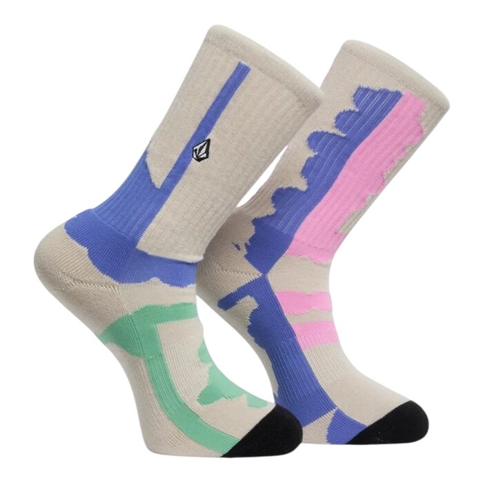 Volcom Print Mixer Sock 3 Pack - Multi