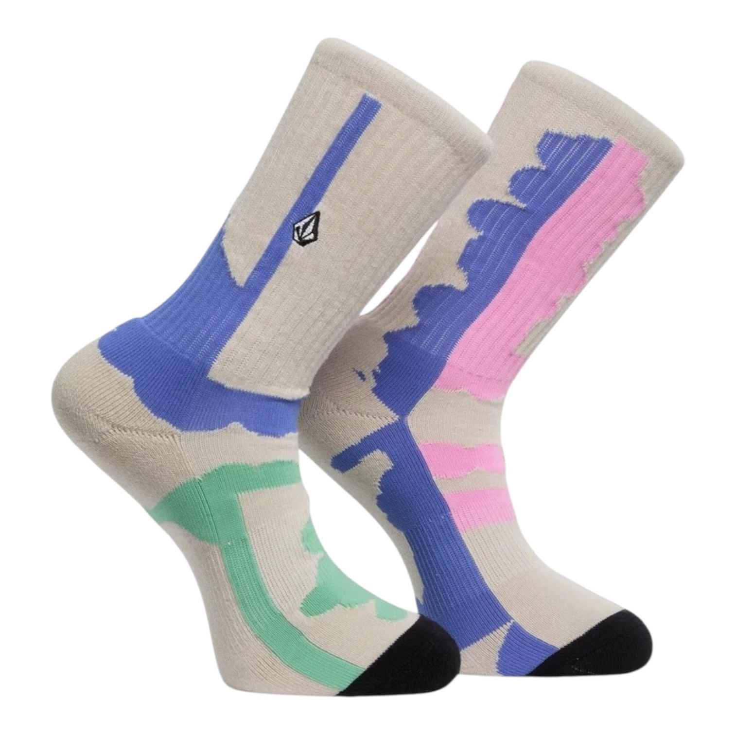 Volcom Print Mixer Sock 3 Pack - Multi
