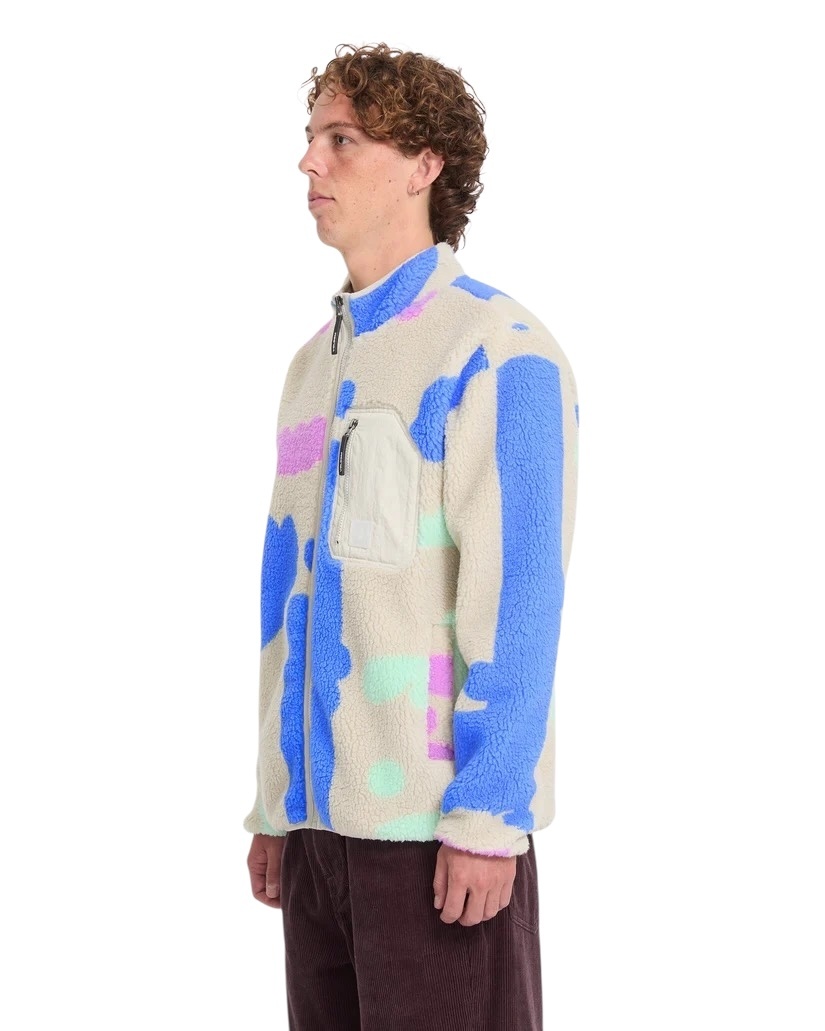 Volcom Carrau Fuzzar Zip - Multi