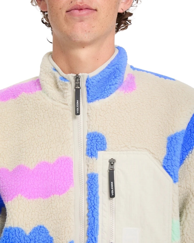 Volcom Carrau Fuzzar Zip - Multi