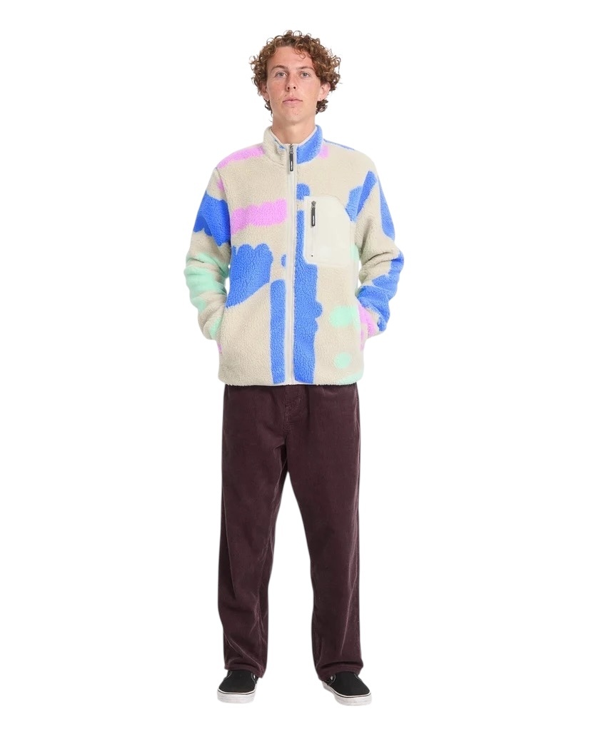 Volcom Carrau Fuzzar Zip - Multi