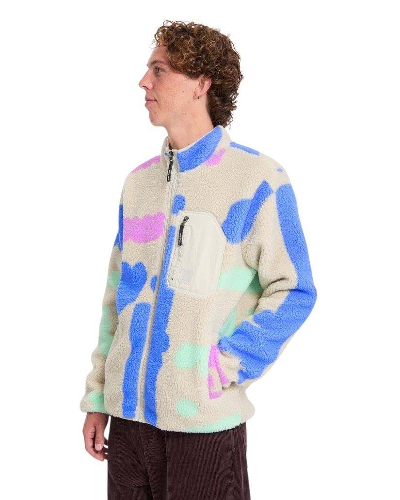 Volcom Carrau Fuzzar Zip - Multi