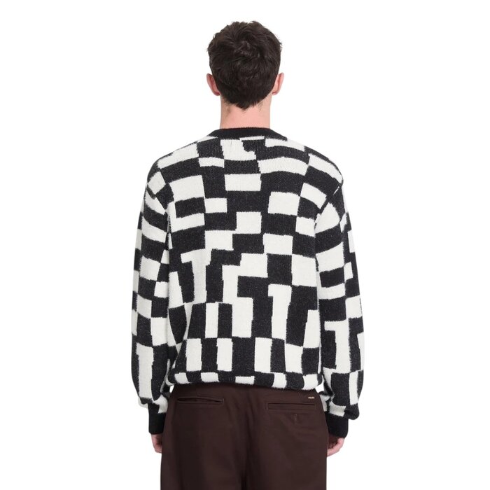 Volcom Carrau Sweater Check - Black