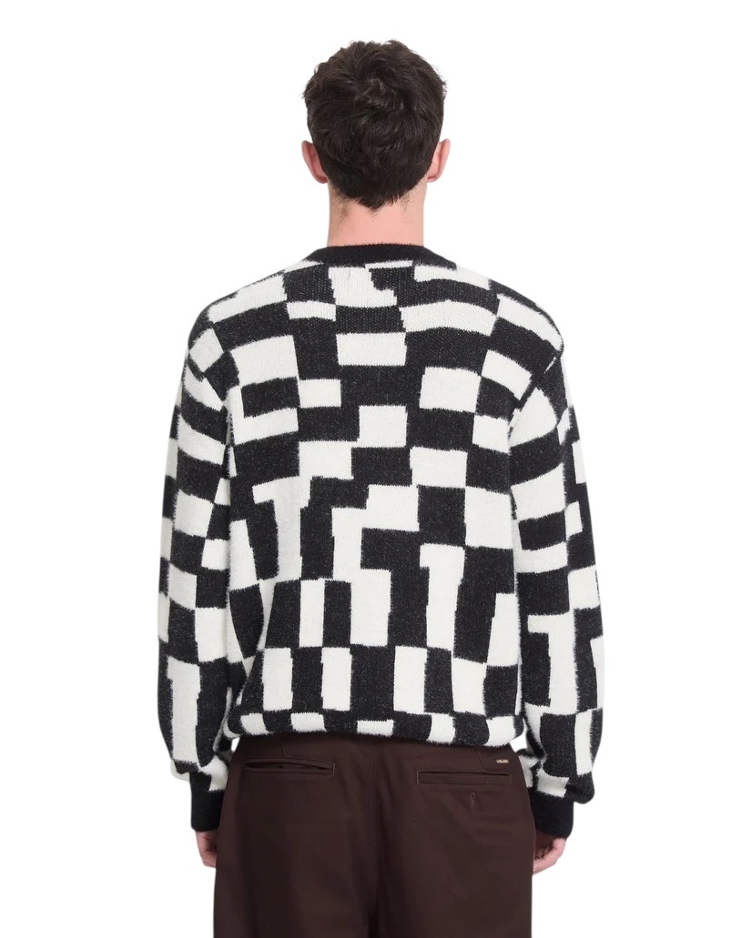 Volcom Carrau Sweater Check - Black