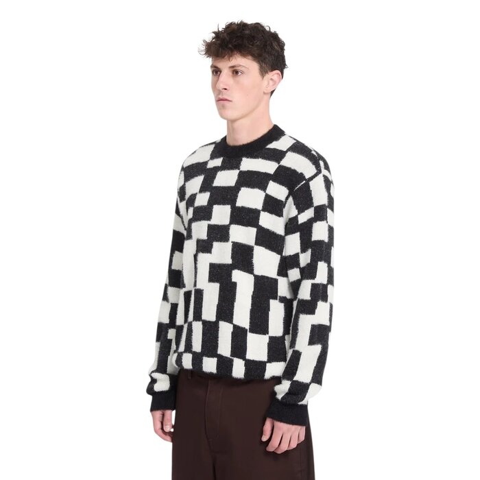 Volcom Carrau Sweater Check - Black