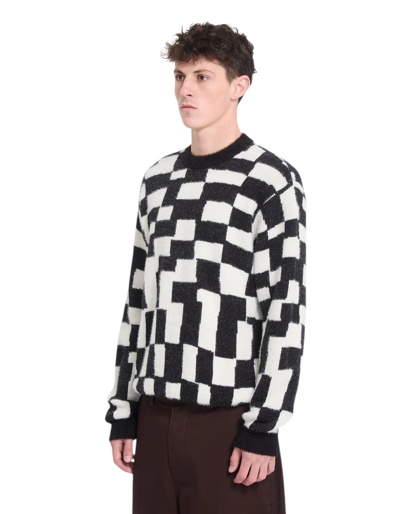 Volcom Carrau Sweater Check - Black