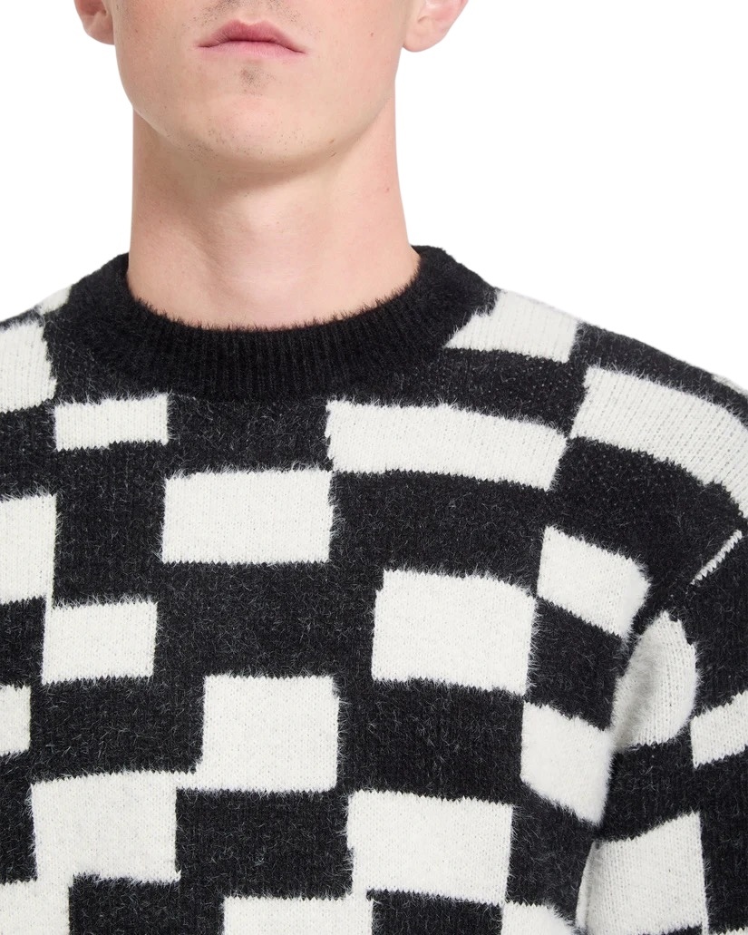 Volcom Carrau Sweater Check - Black