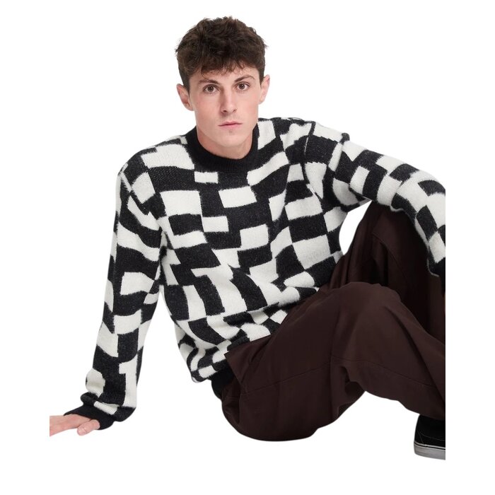 Volcom Carrau Sweater Check - Black