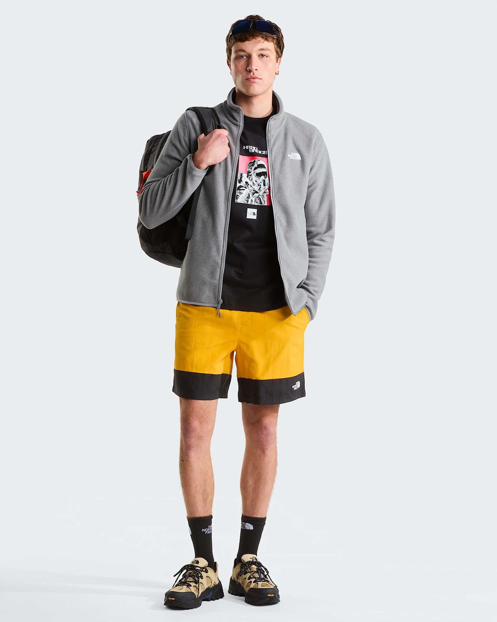 The North Face M Glacier Fleece Jacket - TNF Mid Grey Heather